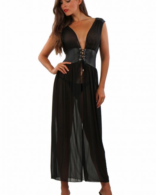 sexy-zwart-transparant-veter-korset-jurk-kopen