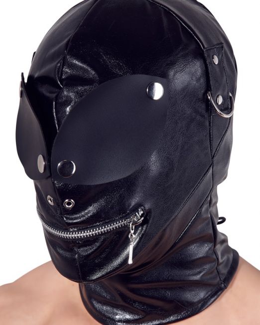 fetish-zwart-leren-bondage-hoofdmasker-kopen