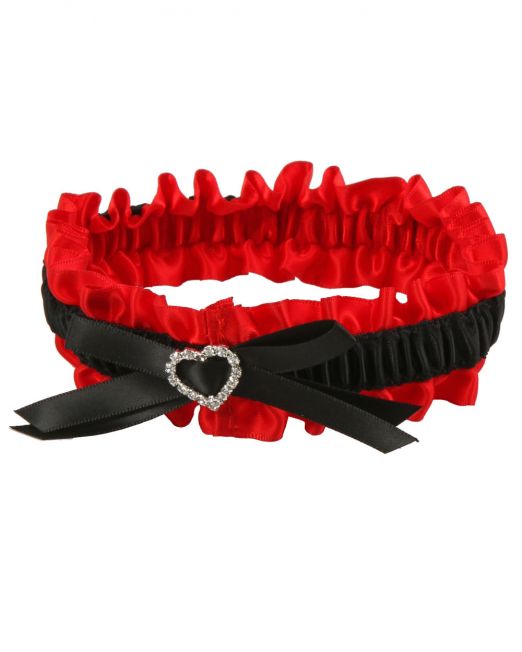 rood-zwart-satijn-kousenband-of-collar-kopen