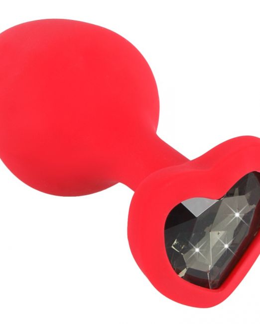 rood-siliconen-buttplug-met-steen-medium-kopen