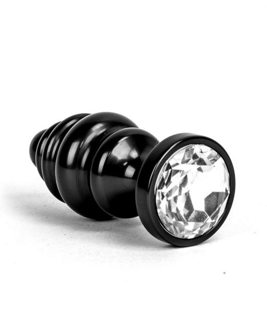 zwart-aluminium-buttplug-met-heldere-steen-kopen