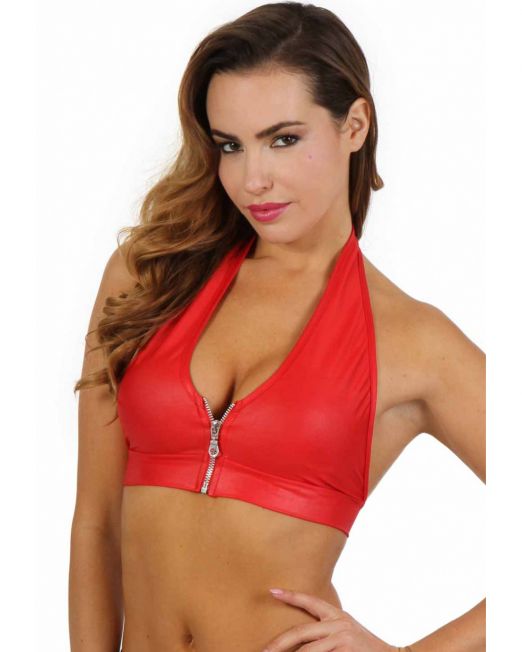 soisbelle-rood-wetlook-clubwear-top-kopen