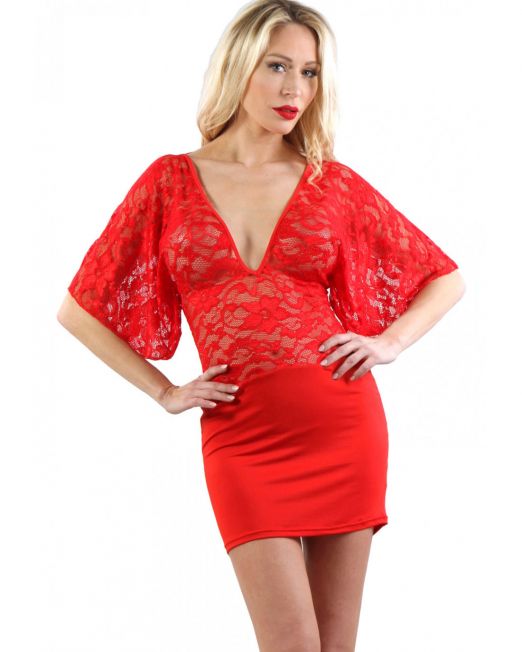 erotische-rood-transparant-kant-jurkje-kopen
