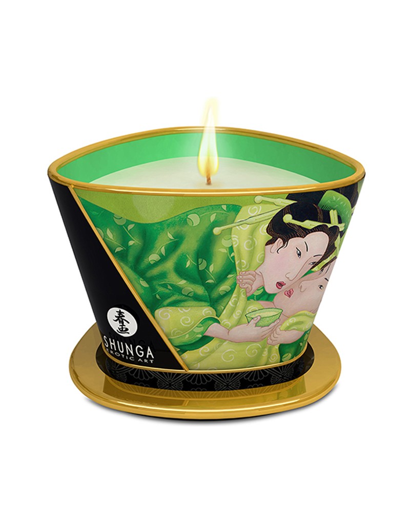 Necklet overschot Belonend SHUNGA ERO MASSAGE KAARS EXOTIC GREEN TEA - cocolamar.be