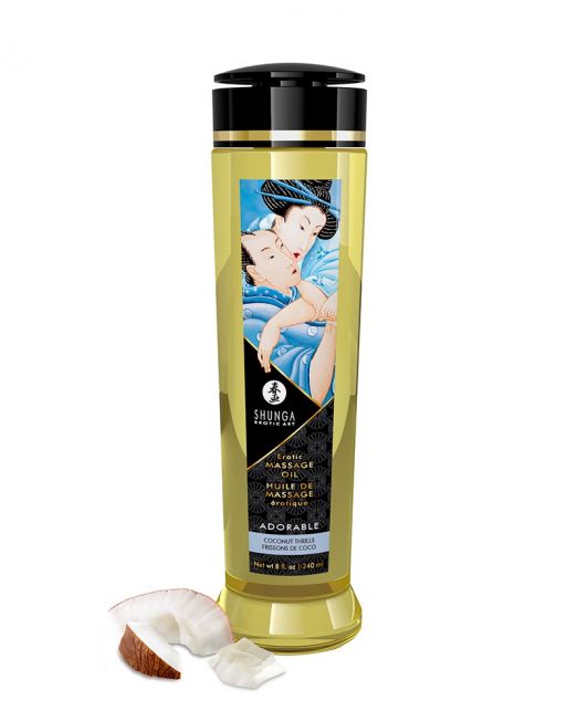 shunga-massage-olie-adorable-coconut-240-ml