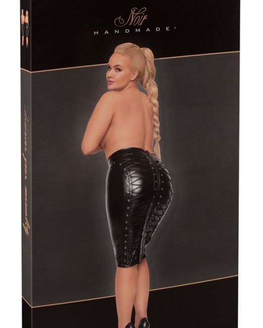 noir-handmade-plus-size-strip-veter-rok-kopen