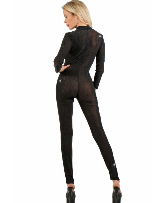 erotisch-zwart-glitter-glans-catsuit-kopen