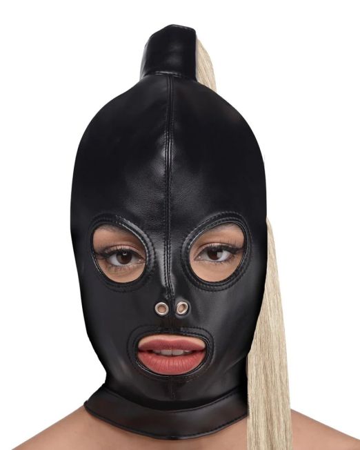 leren-hoofdmasker-met-paardenstaart-kopen