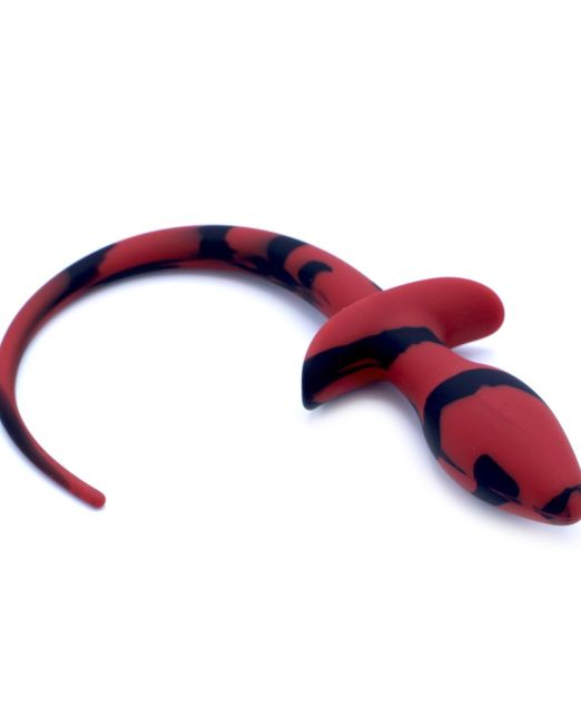 pet-play-zwart-rood-silicone-puppy-tail-kopen