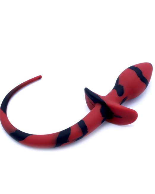 pet-play-zwart-rood-silicone-puppy-tail-kopen