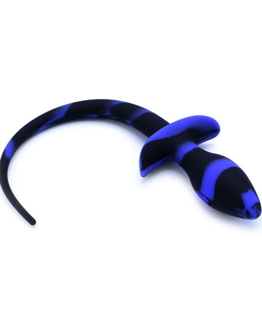 puppy-play-zwart-blauwe-tail-plug-kopen