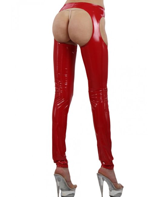 erotisch-rood-vinyl-chaps-legging-kopen