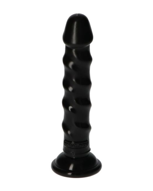 zwart-flexi-pvc-geribbelde-dildo-plug-kopen