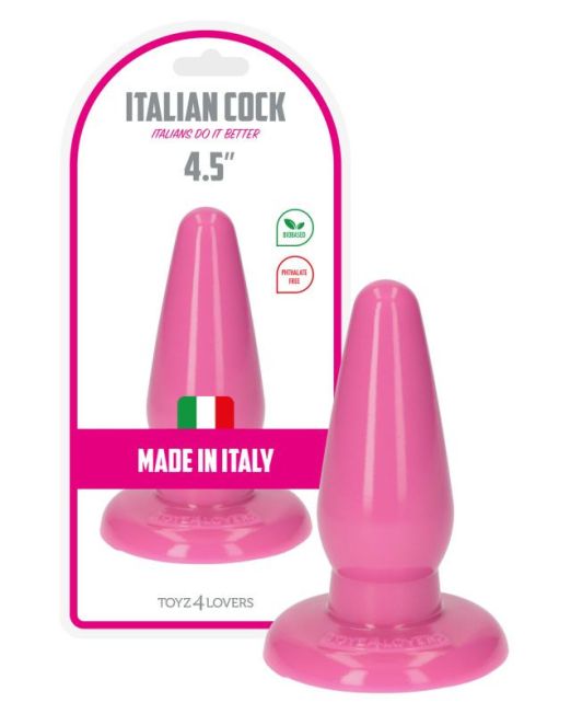 italian-cock-pink-pvc-anaal-buttplug-kopen