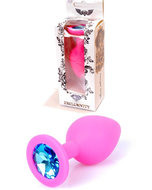 medium-pink-silicone-plug-blauwe-steen-kopen