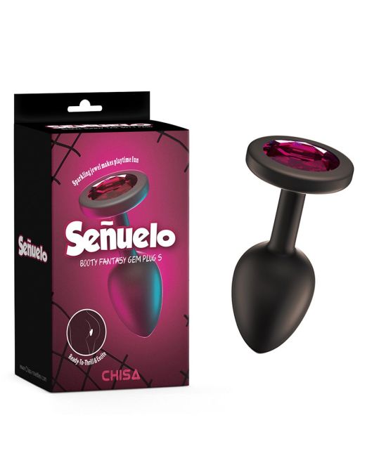 small-silicone-anaal-plug-fuchsia-steen-kopen