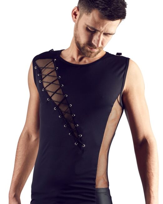 svenjoyment-zwart-lycra-heren-veter-shirt-met-net-kopen