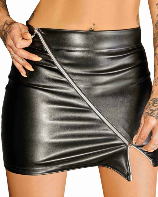 noir-handmade-kinky-kunst-leren-mini-rok-met-rits-kopen