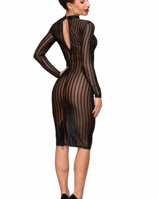 noir-handmade-sexy-halflange-transparante-jurk-kopen