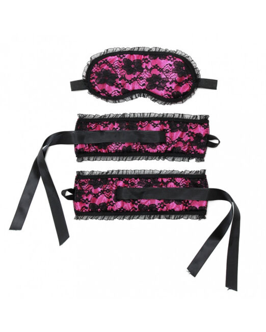 sexy-set-fuchsia-kant-oogmasker-en-polsboeien-kopen