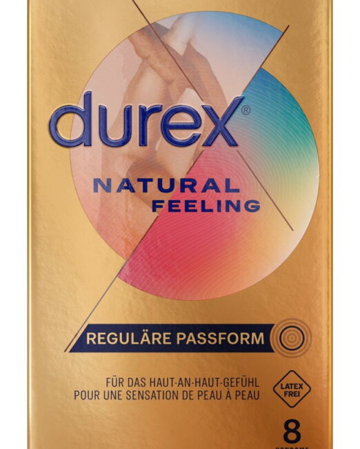DUREX NATURAL FEELING REGULAR CONDOOMS 8 STUKS