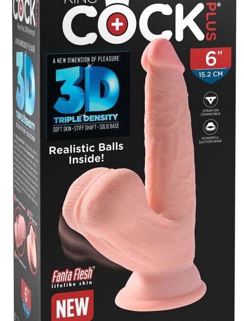 KING COCK HYPER REALISTISCHE PENIS DILDO OP ZUIGNAP