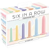 SIX IN A ROW DILDO STRETCHING TRAINING SET 6 STUKS