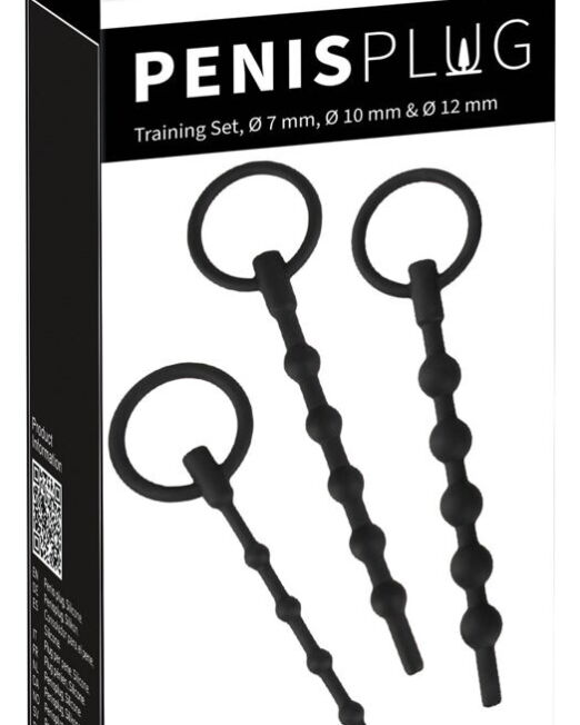 PENIS PLUG TRAINING SET 3 FLEXI SILICONEN DILATORS