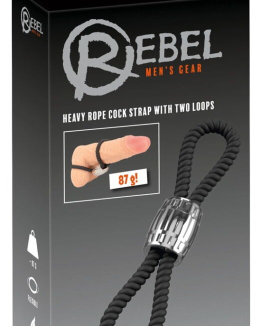 REBEL STEVIGE PENIS EN BAL STRAP MET DUBBELE LOOP