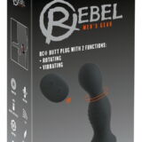 REBEL DRAAIENDE VIBRO ANAAL PLUG OP AFSTAND