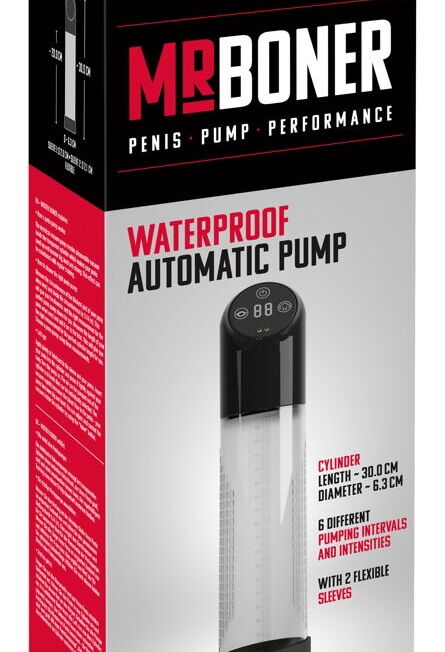 MR BONER AUTOMATISCHE PENISPOMP SET WATERPROOF