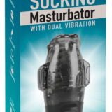 ZUIGENDE MASTURBATOR MET LIPPEN EN DUO VIBRATIE