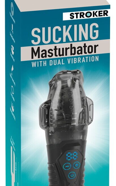 ZUIGENDE MASTURBATOR MET LIPPEN EN DUO VIBRATIE