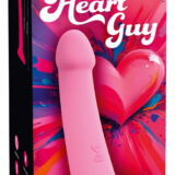 HEART GUY PINK DILDO VIBE OP HARTVORMIGE ZUIGVOET
