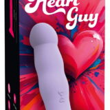 HEART GUY OPLAADBARE DILDO VIBRATOR MET ZUIGNAP