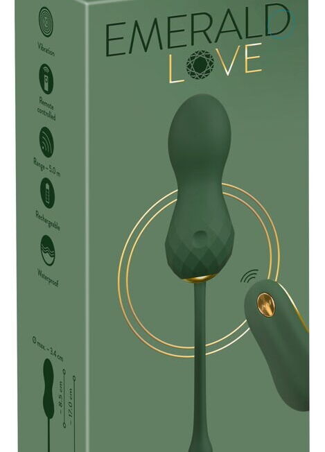 EMERALD LOVE LUXE RC OPLAADBARE VIBRO LOVE BALLS