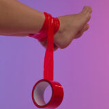 BDSM ROOD PVC BONDAGE TAPE 20 METER