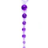 PAARS FLEXI JELLY ANALE KRALEN KETTING MET LUS