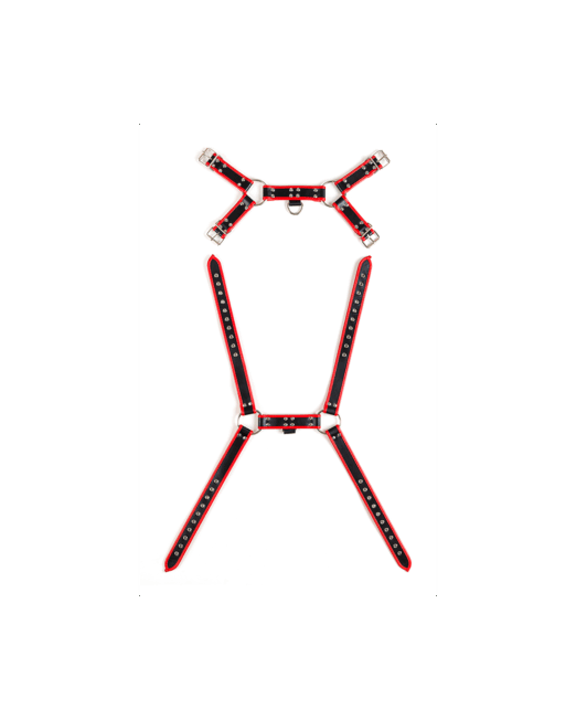 virgite-zwart-rood-leren-borstharnas-voor-heren-kopen