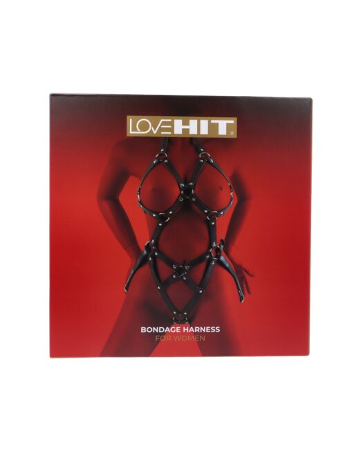 VIRGITE LOVE HIT KINKY LEREN DAMES BODY HARNAS