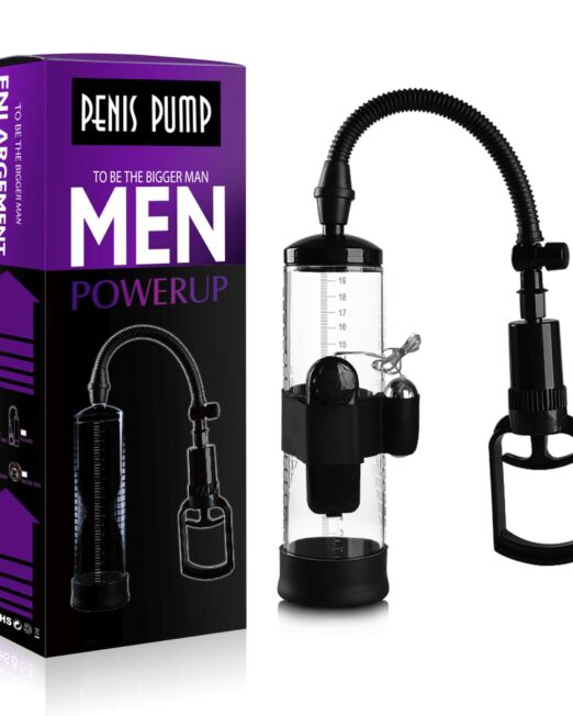 POWER PENISPOMP ERECTIE VERSTERKEND MET VIBRATIE