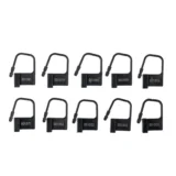 SET VAN 10 ZWARTE WEGWERP HANGSLOTJES VOOR BDSM
