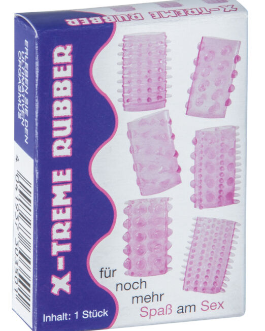 X TREME RUBBER STIMULERENDE SILICONEN PENISRING