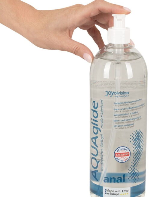 AQUAGLIDE ANAAL GLIJMIDDEL OP WATERBASIS 1 LITER