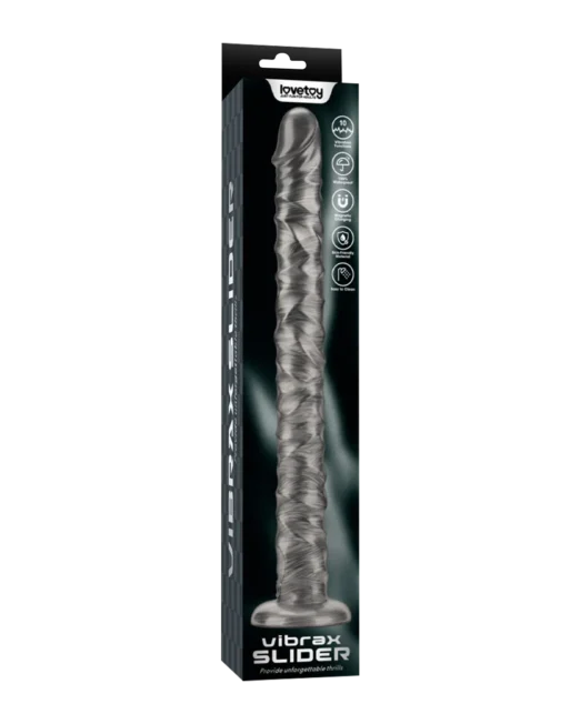 LT VIBRAX SLIDER KING SIZE VIBRERENDE DILDO 41 CM
