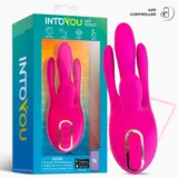IY APP CONTROL VINGER VIBRATOR MET QUIRTING FUNCTIE
