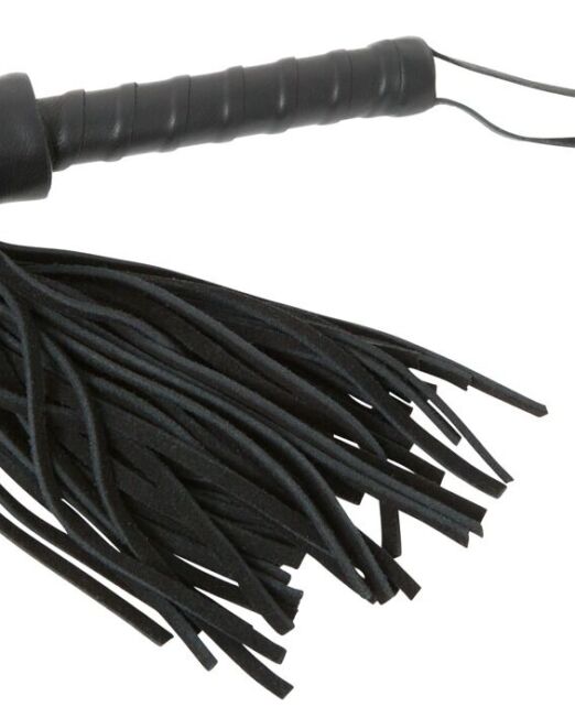 ZADO PROFI KORT LEDEREN FLOGGER ZWEEP MET LUS