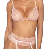 KISSABLE LUXE PASTEL ROZE DESIGN KANT LINGERIE SET
