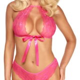 KISSABLE LUXE FEL ROZE DESIGN KANT LINGERIE SETJE