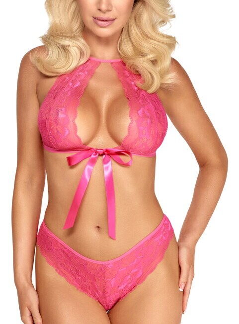 KISSABLE LUXE FEL ROZE DESIGN KANT LINGERIE SETJE